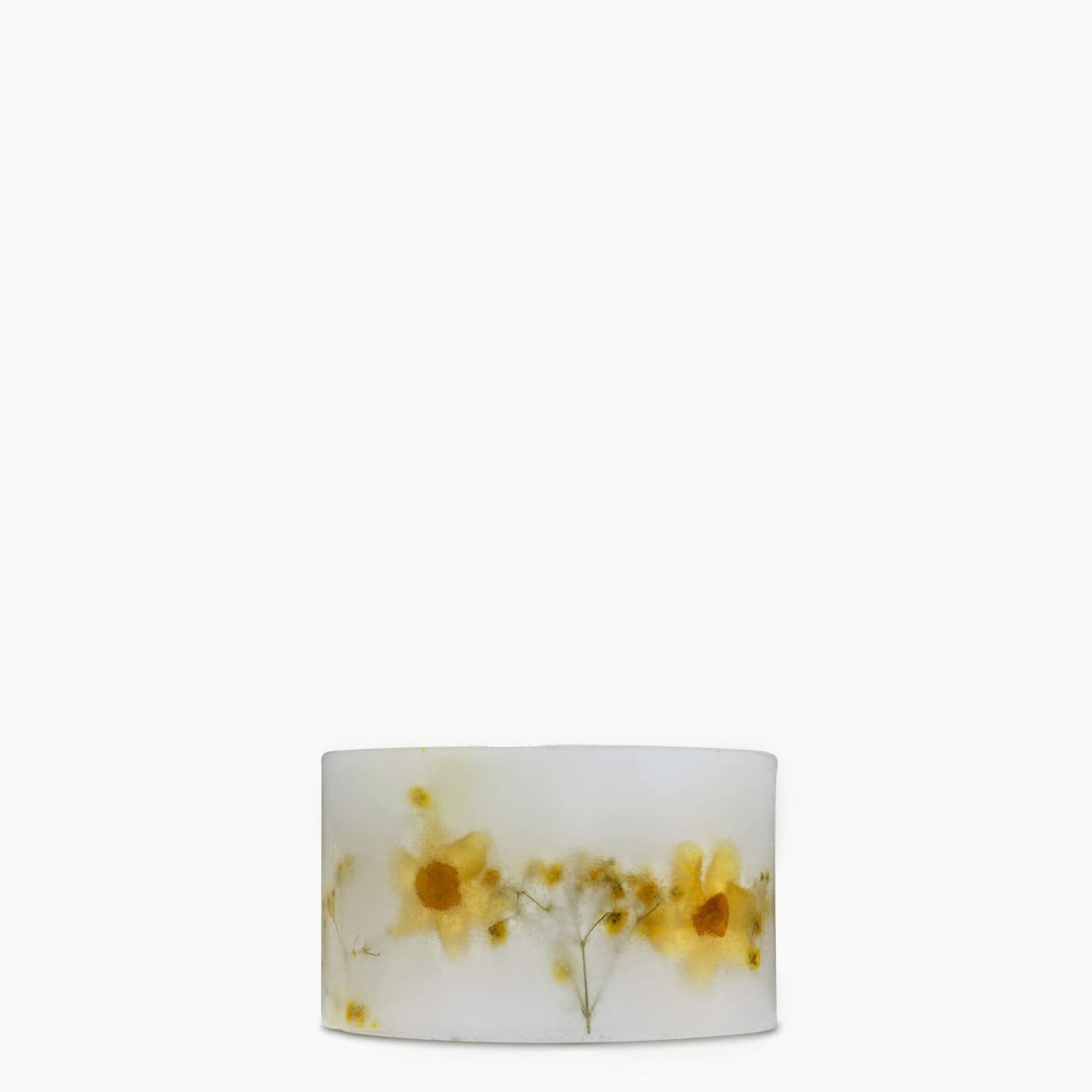 Rear view of the Awakening Scented Small Pillar Candle highlighting the uniform hand-poured quality.